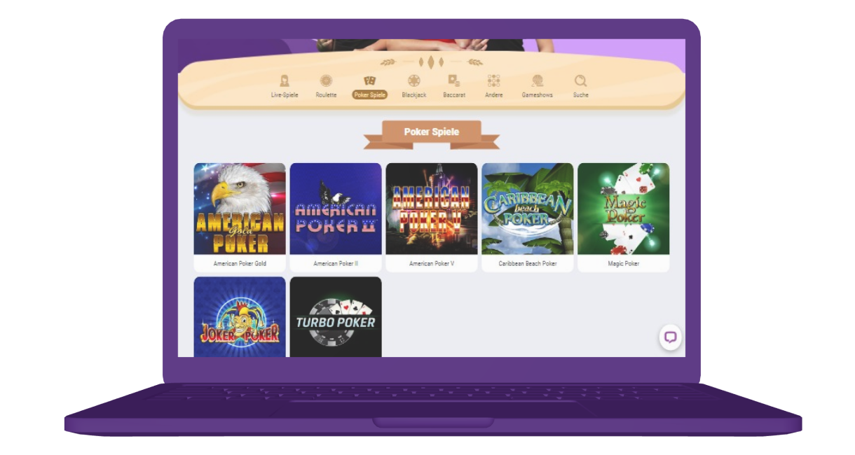 CookieCASINO Virtuelle Casinospiele